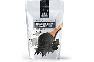 The Spice Lab Gourmet Fine Black Hawaiian Lava Salt 1 Pound - No. 4061