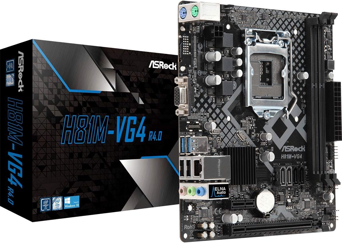 H81M-VG4 R4.0 LGA1150 Intel 4th Gen Motherboard
