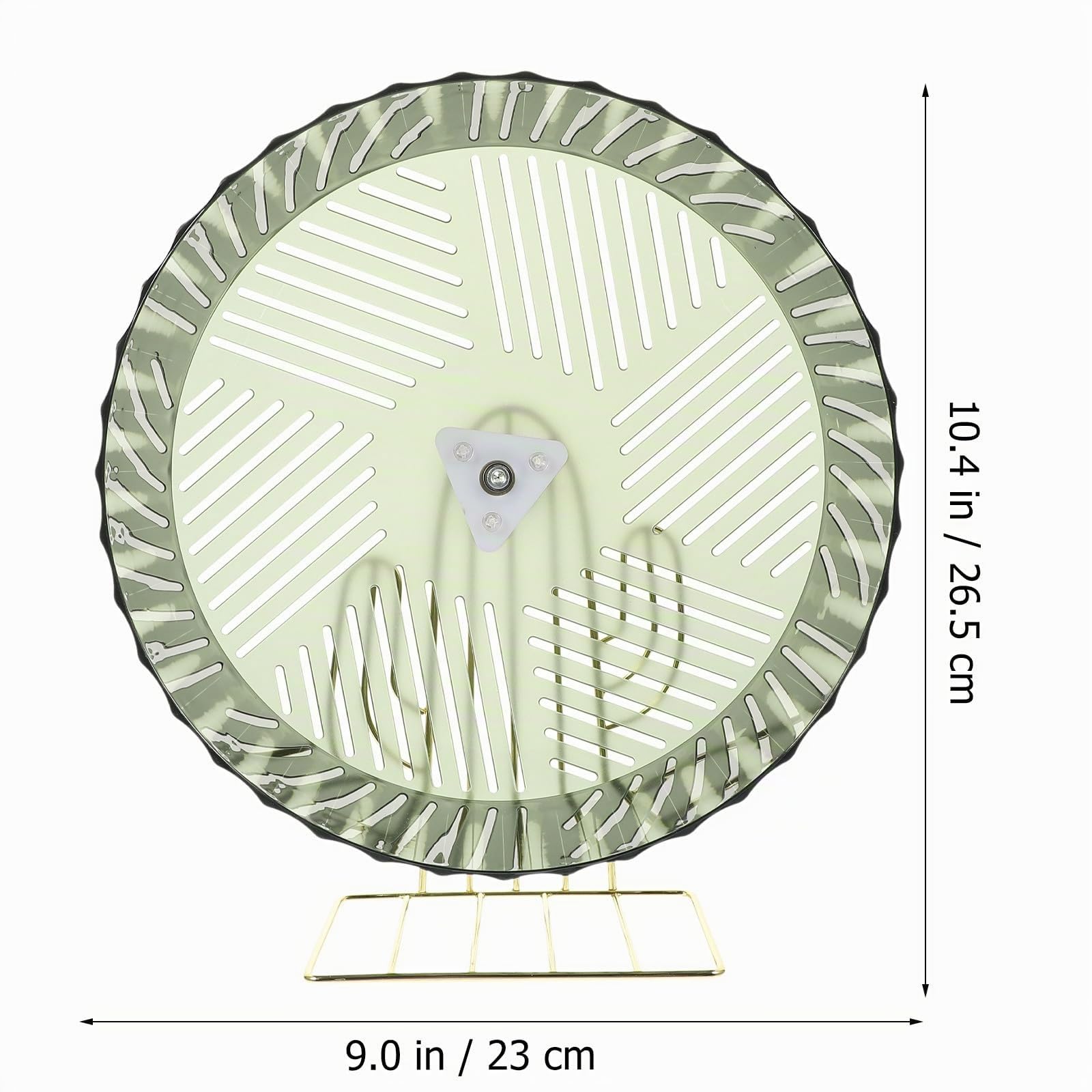 DECHOUS Ruota Criceto Silenziosa per Criceti, Design Base Stabile in Plastico e Lega, per Gabbia e Sport, Allevia la Noia e Aumenta L'attività