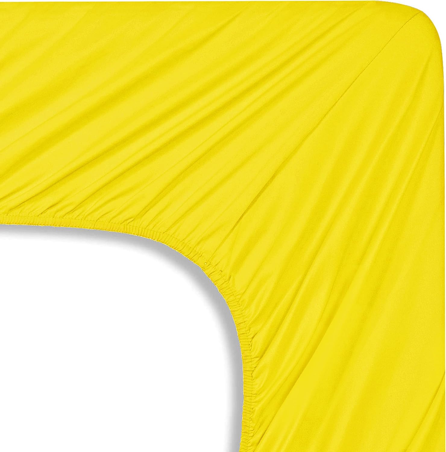 Mocassi King Sheet Set - Luxury Hotel 1800 Premier Bedding Sheets & Pillowcases - Ultra Soft Breathable & Cooling Bed Sheets - Deep Pocket - Wrinkle Resistant - 4 Piece Set - King, Yellow