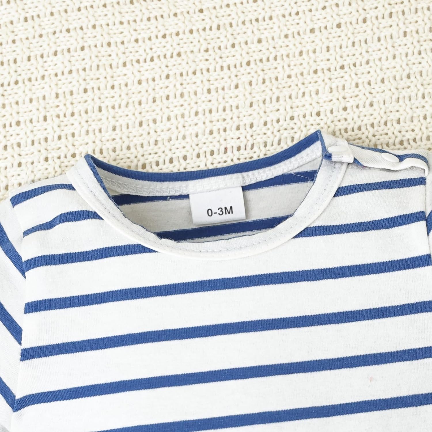 Baby Boy Clothes Infant Summer Outfits Short Sleeve Striped Romper Cute Cartoon Dog Overall Pants Set 2pcs 0-18 Months
