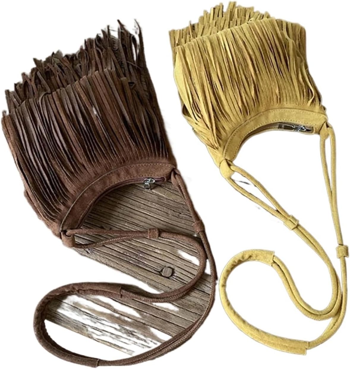 Fringe Bag Tassel Bag, Retro Backpack, Texture Crossbody For Autumn And Winter