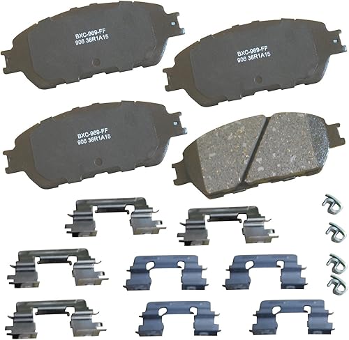 Miniatura 370 de Pastillas de freno delanteras cerámicas Bendix Premium SBC11 para modelos seleccionados Dodge Dart, Ford Fairlane, Falcon, Sedan Delivery, Mustang