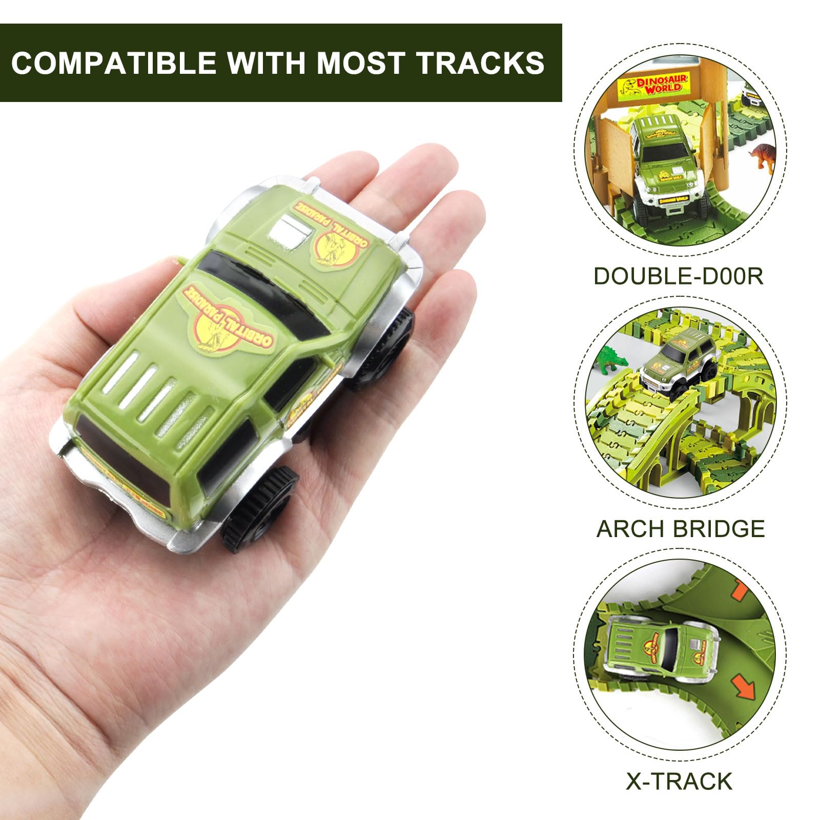 4 Stück Strax Bahn Auto Set, Ersatz Auto für Strax Bahn für 3-5 Jahre