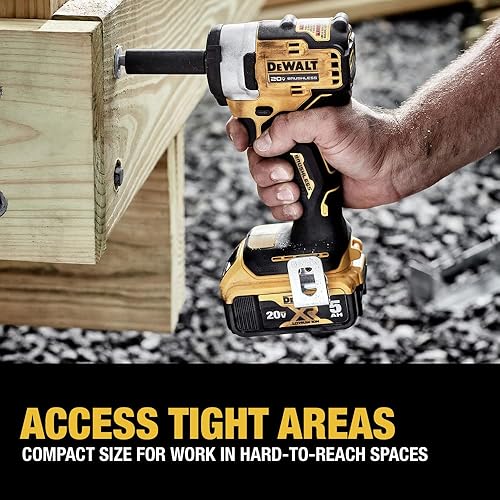 Miniatura 6 de DEWALT DCF913P2 - Llave de impacto inalámbrica de 20 V MAX 38 pulgadas con kit de yunque de anillo de cerdo