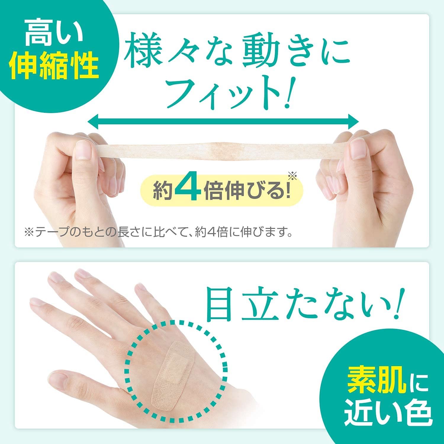Amazon | BAND-AID(バンドエイド) 救急絆創膏 快適プラス スタンダード