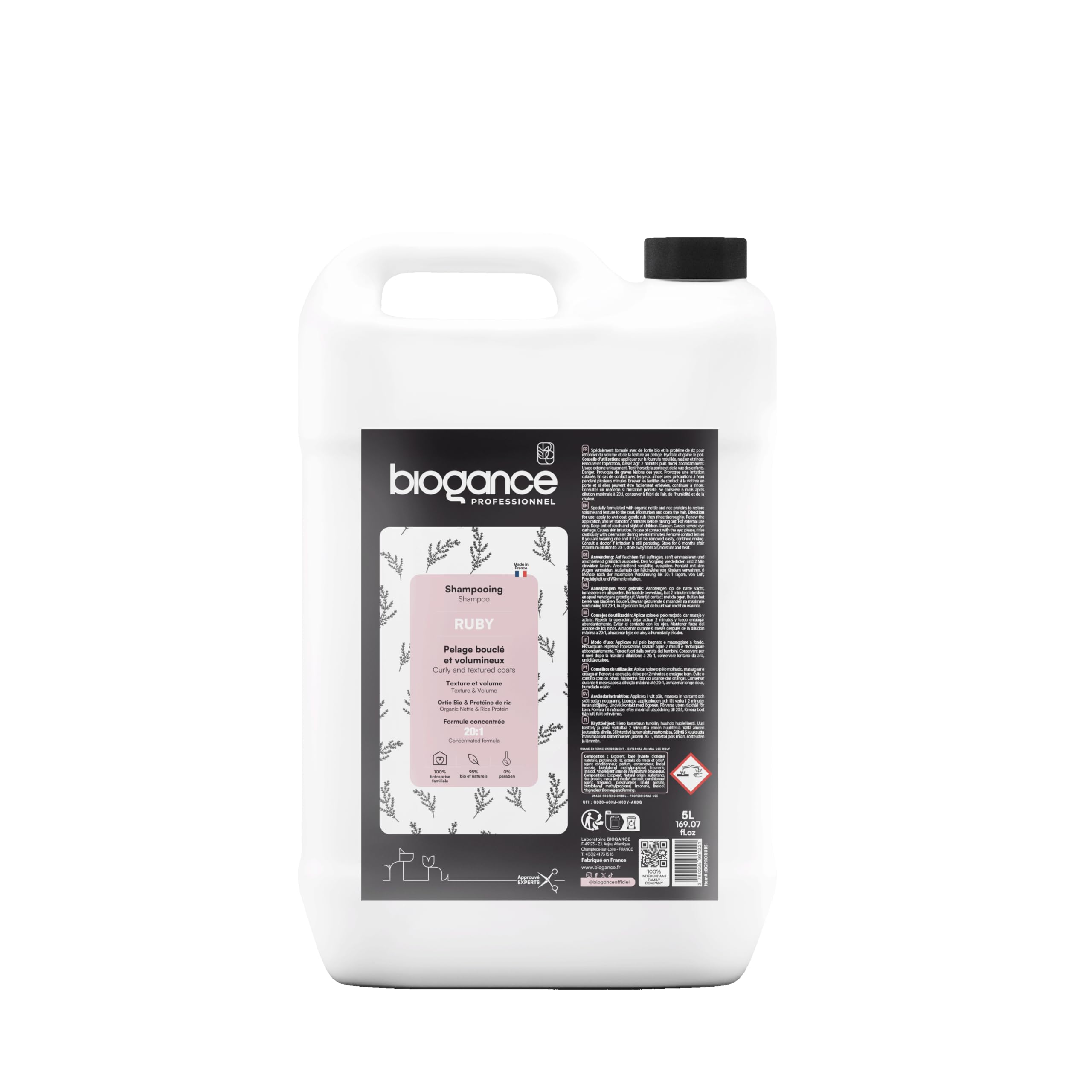 Biogance Champú Ruby Texturizante para Perro