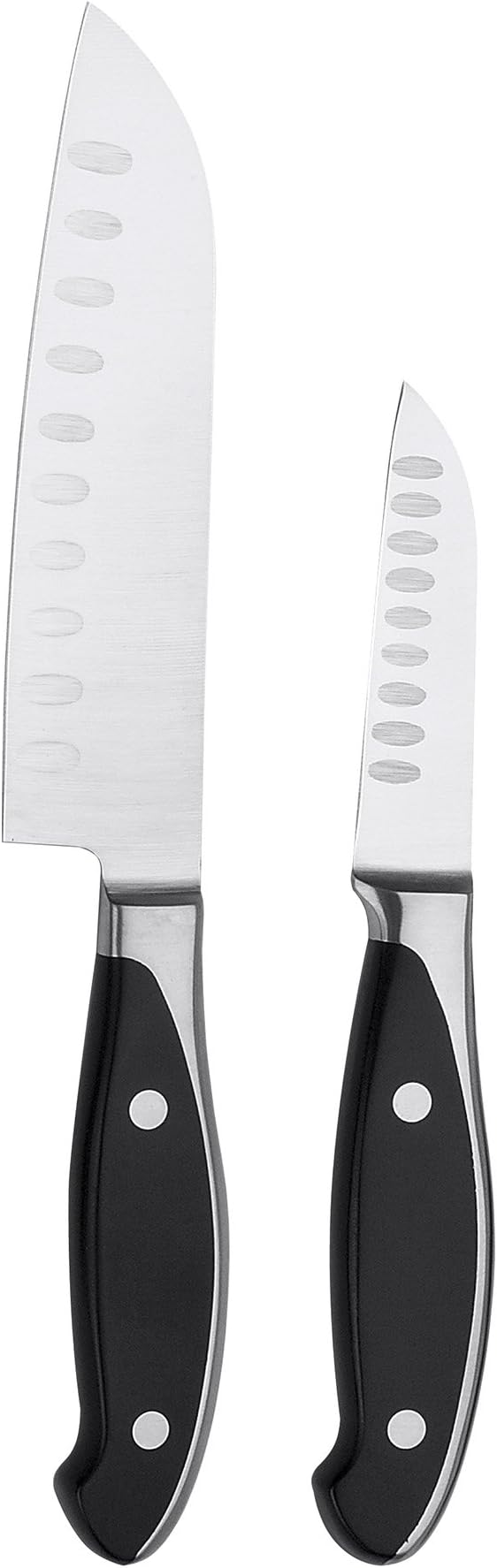 Forged Synergy 2-pc Asian Knife Set, Black/Stainless Steel