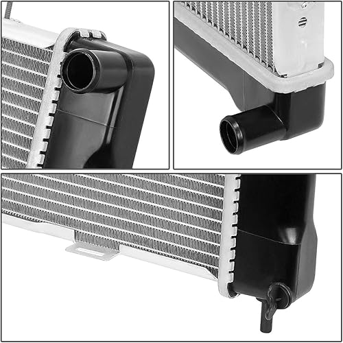 Miniatura 4 de DNA Motoring OEM-RA-1396 Radiador de núcleo de aluminio compatible con 93-97 Grand Cherokee 4.0 AT, 19-316 pulgadas de ancho x 22-316 pulgadas de