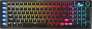 CORSAIR Vanguard AIR 99 Wireless Low-Profile Optical-Mechanical RGB Gaming Keyboard – QWERTY US, 99% Layout, OPX Switches, 8000Hz Hyper-Polling, Stream Deck Integration, Flashtap SOCD – Black