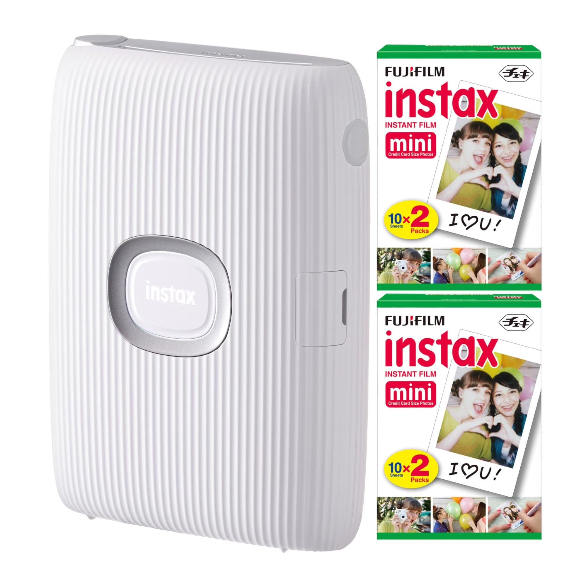 その他 FUJI FILM INSTAX MINI LINK 2 CLAY WHITE Fujifilm Instax Mini Link 2 Instant Smartphone Printer (Clay