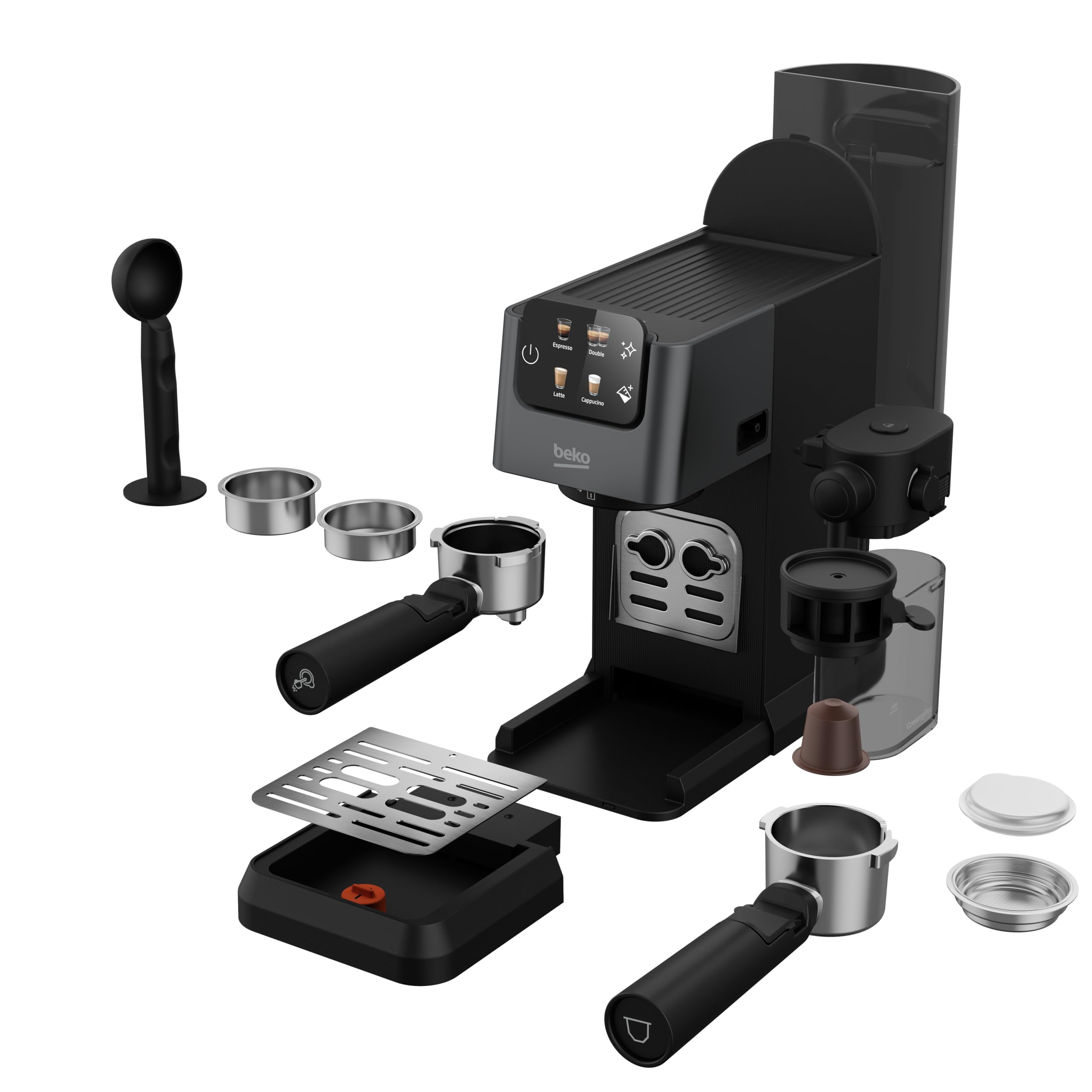 Beko Machine Expresso - compatible café moulu, capsules et dosettes