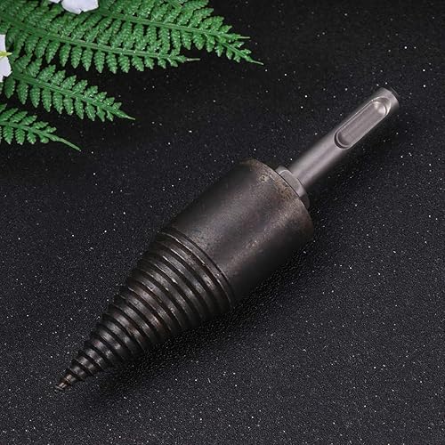 Miniatura 7 de Tofficu Broca divisora de madera de 1.654 in, broca divisora de madera resistente, taladro eléctrico de cono de tornillo, divisor de troncos,