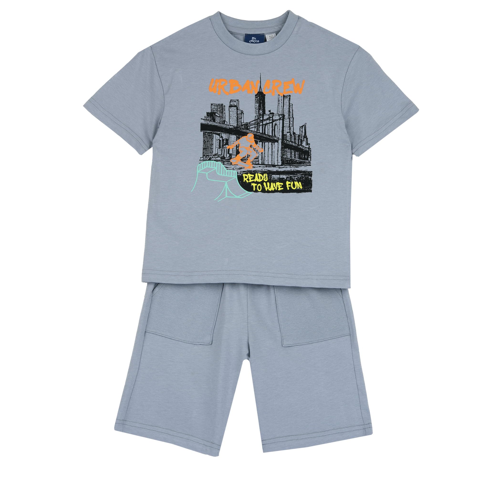 Chicco Jungen Completo T-shirt E Pantaloncino T-shirt and shorts (1er Pack)