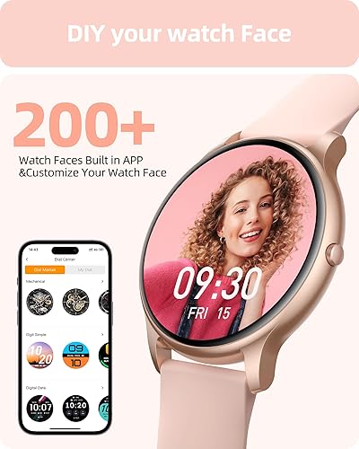 Miniatura 6 de Parsonver Reloj inteligente para mujeres y hombres (respuestahacer llamadas), rastreador de actividad física con monitor de frecuencia cardíaca,