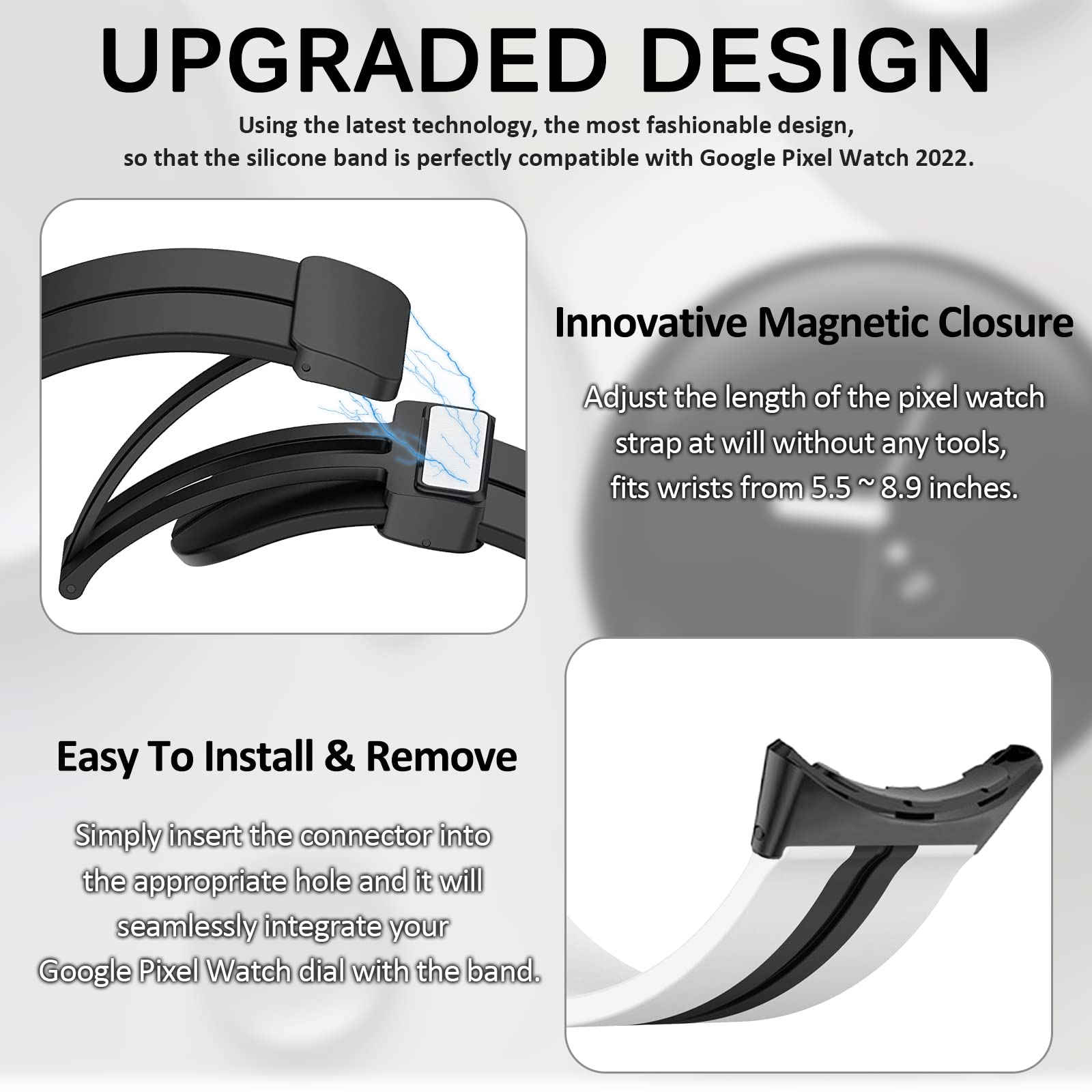 Miimall Strap for Google Pixel Watch 2/ Pixel Watch - Image 4