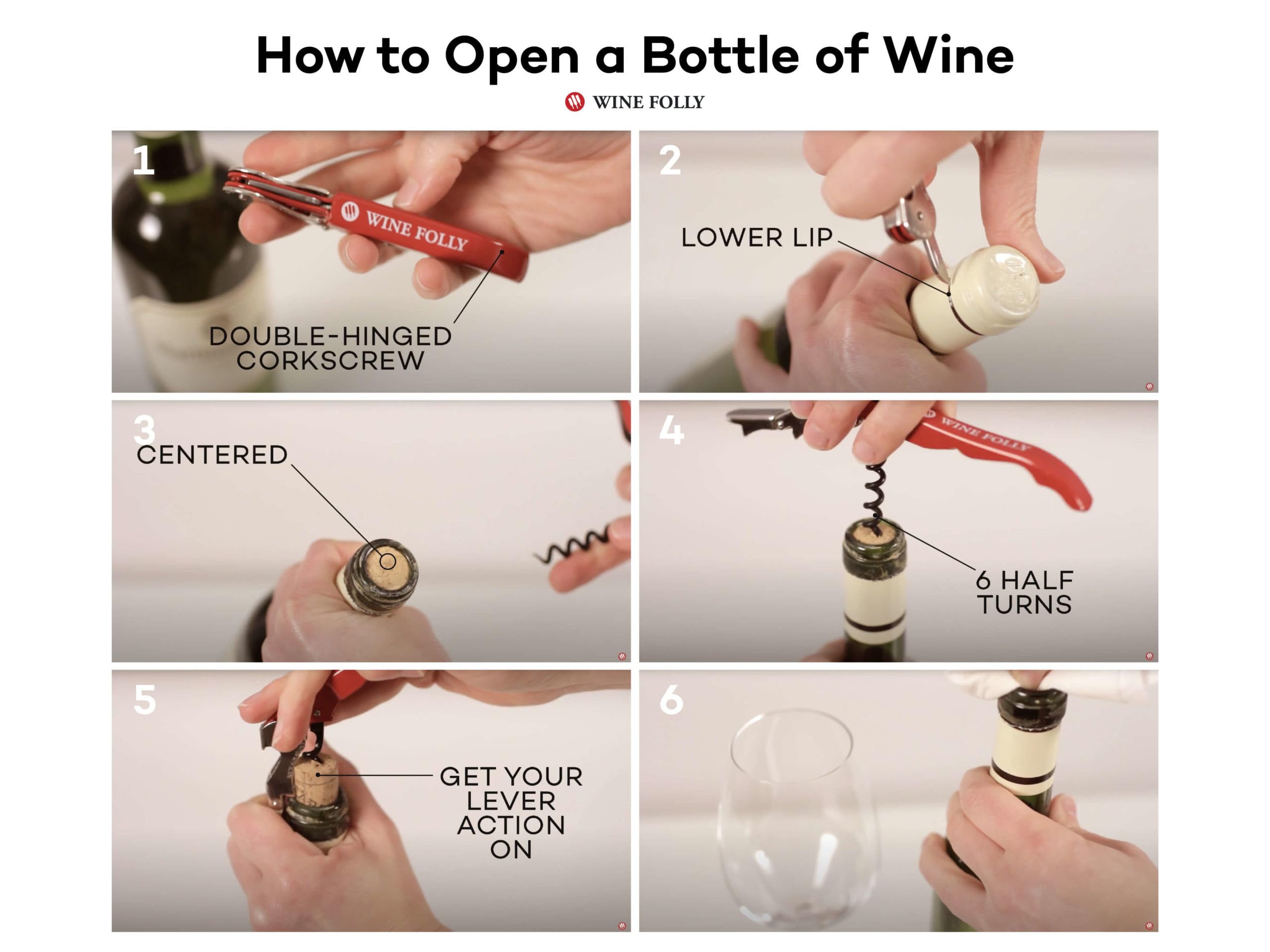 Anything & Everything 3-in-1 Corkscrew Wine Bottle Opener – Professional Sommelier Knife with Foil Cutter, Heavy Duty Cork Remover & Beer Bottle Opener – Tool for Bar, Kitchen & Restaurant (Black)