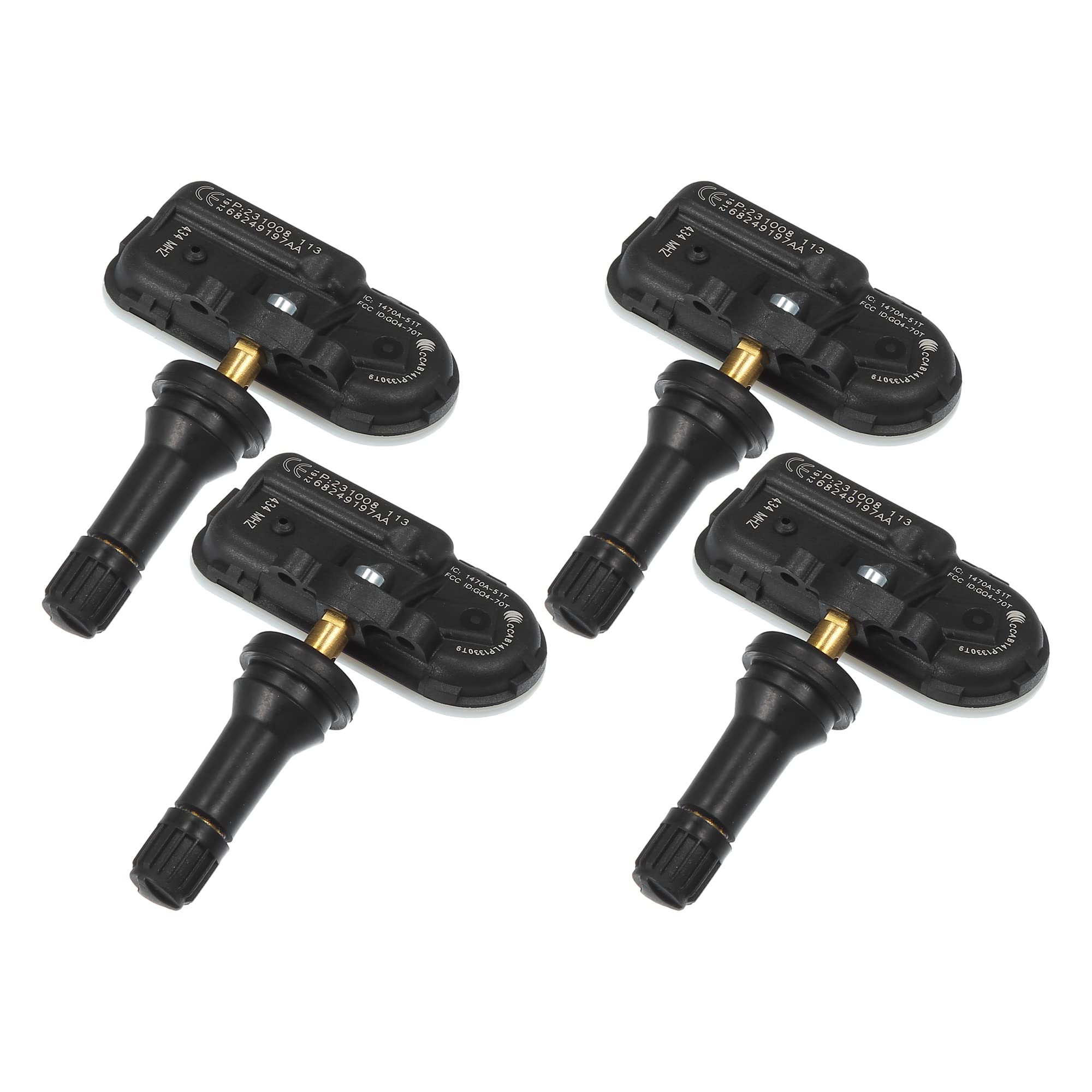 4 capteurs TPMS pour Dodge Ram 1500 2500 68249197AA