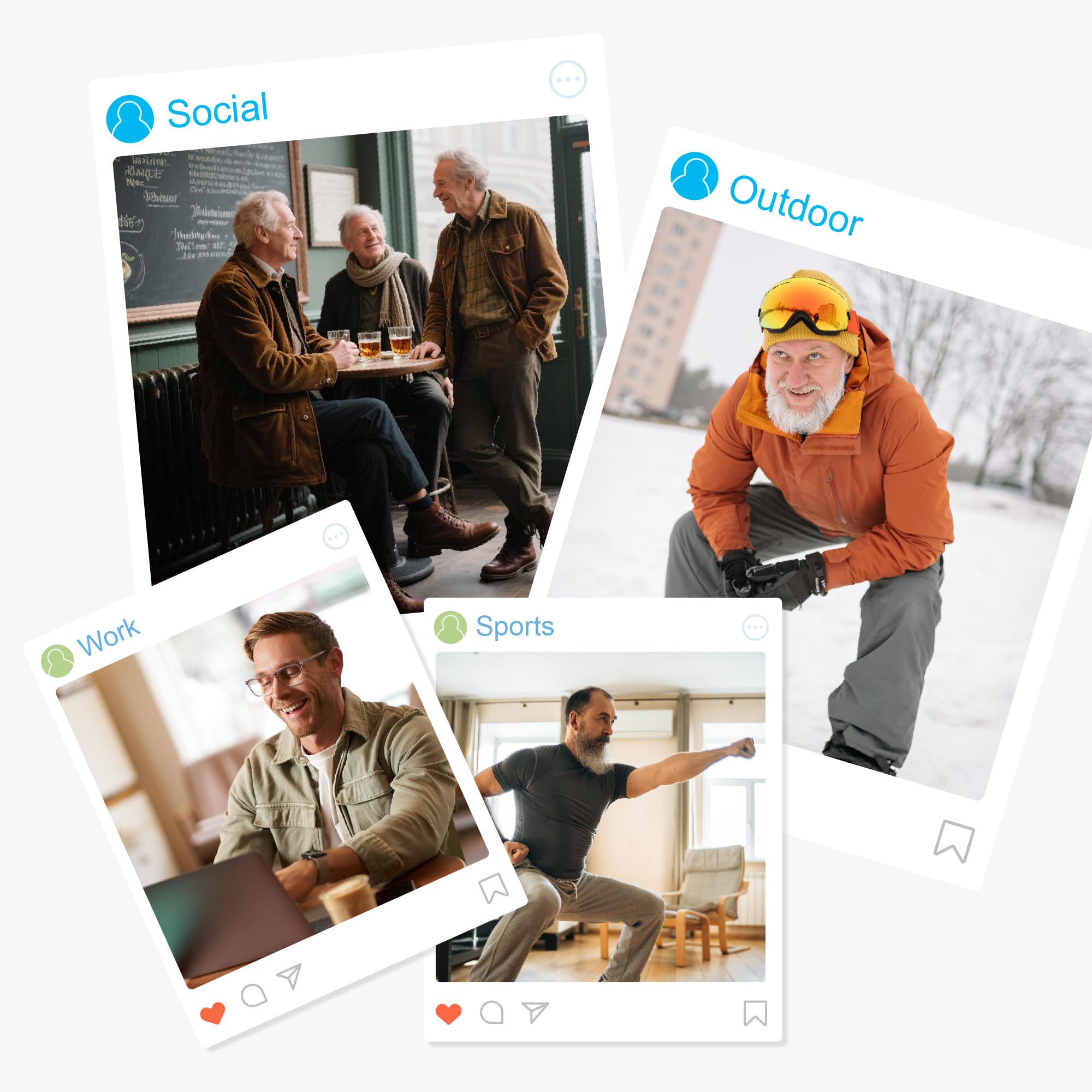 Calzoncillos tipo bóxer lavables para incontinencia para hombre, a prueba de fugas, protección contra fugas de vejiga, absorción instantánea, 60 ml (gris, XXL)