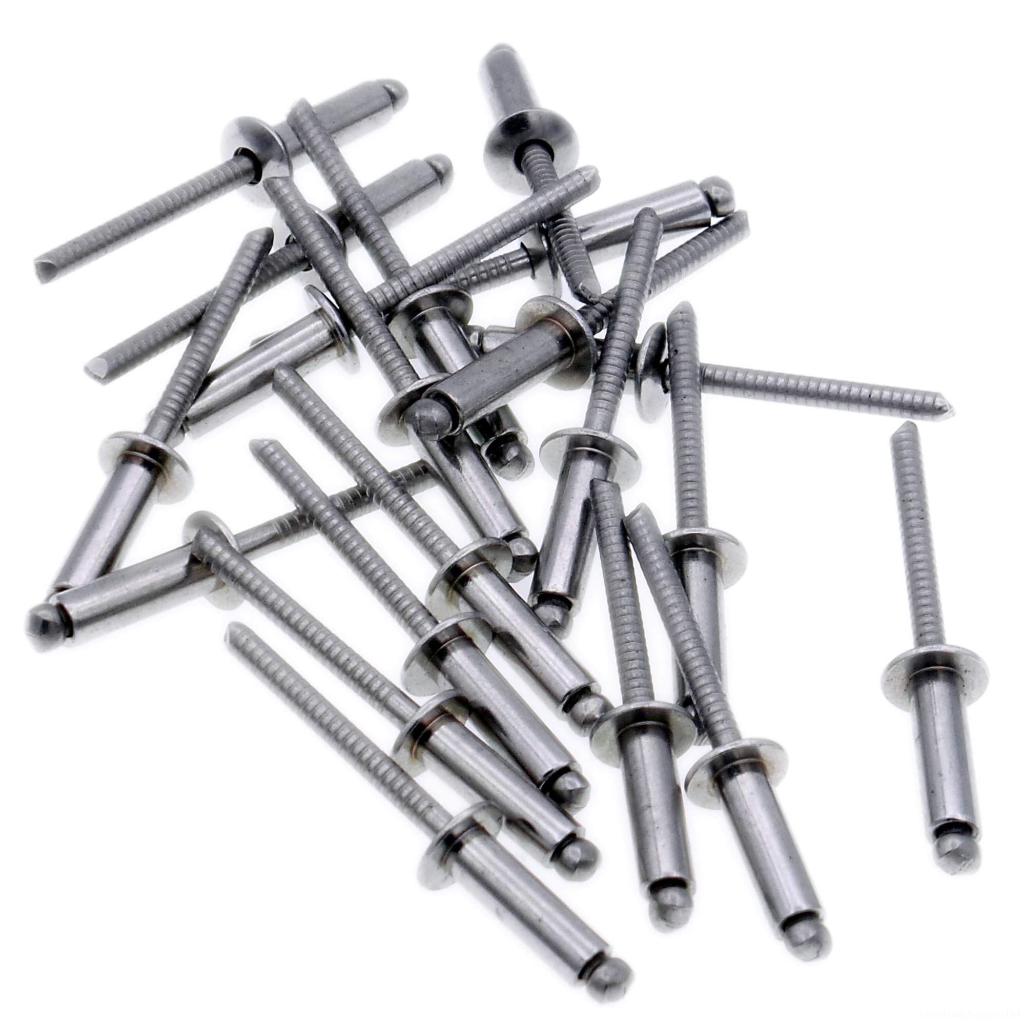 Singularity Supplies M3 (3Mm X 12Mm) Dome Blind Rivet - Stainless Steel (A2) (Pack Of 20)