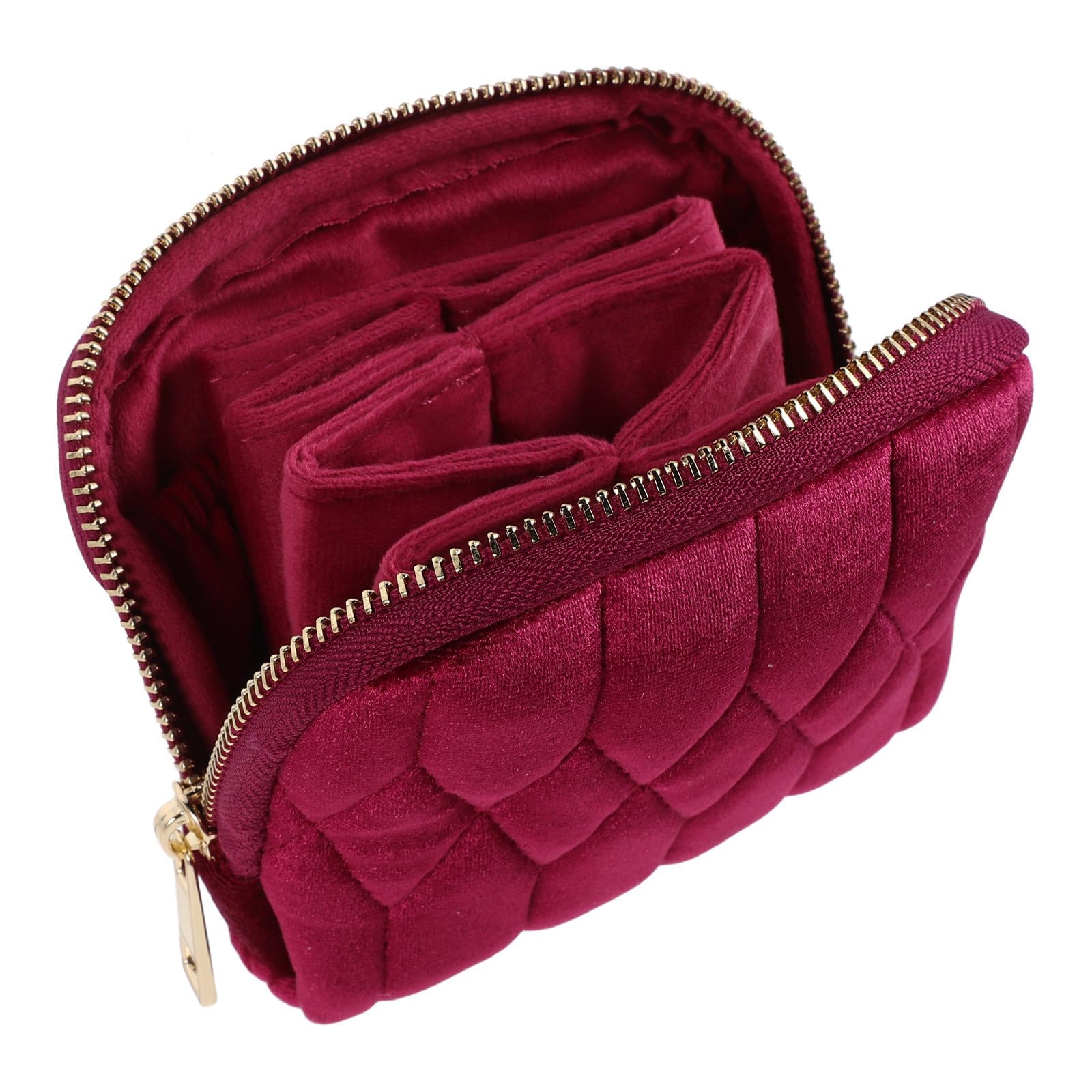 Protector joyas viaje sin rayaduras bolsa compartimentos franela mujer