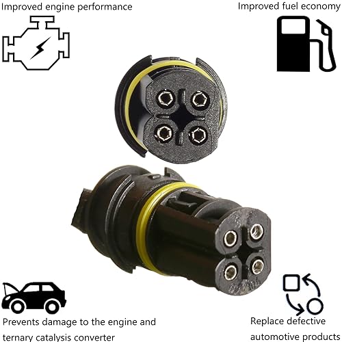 Miniatura 5 de Sensor de oxígeno descendente compatible con sensor Lambda 234-4175 de Mercedes-Benz C36 AMG, C230, C280, CL500, CL500, E320, S320, SL500 Post O2