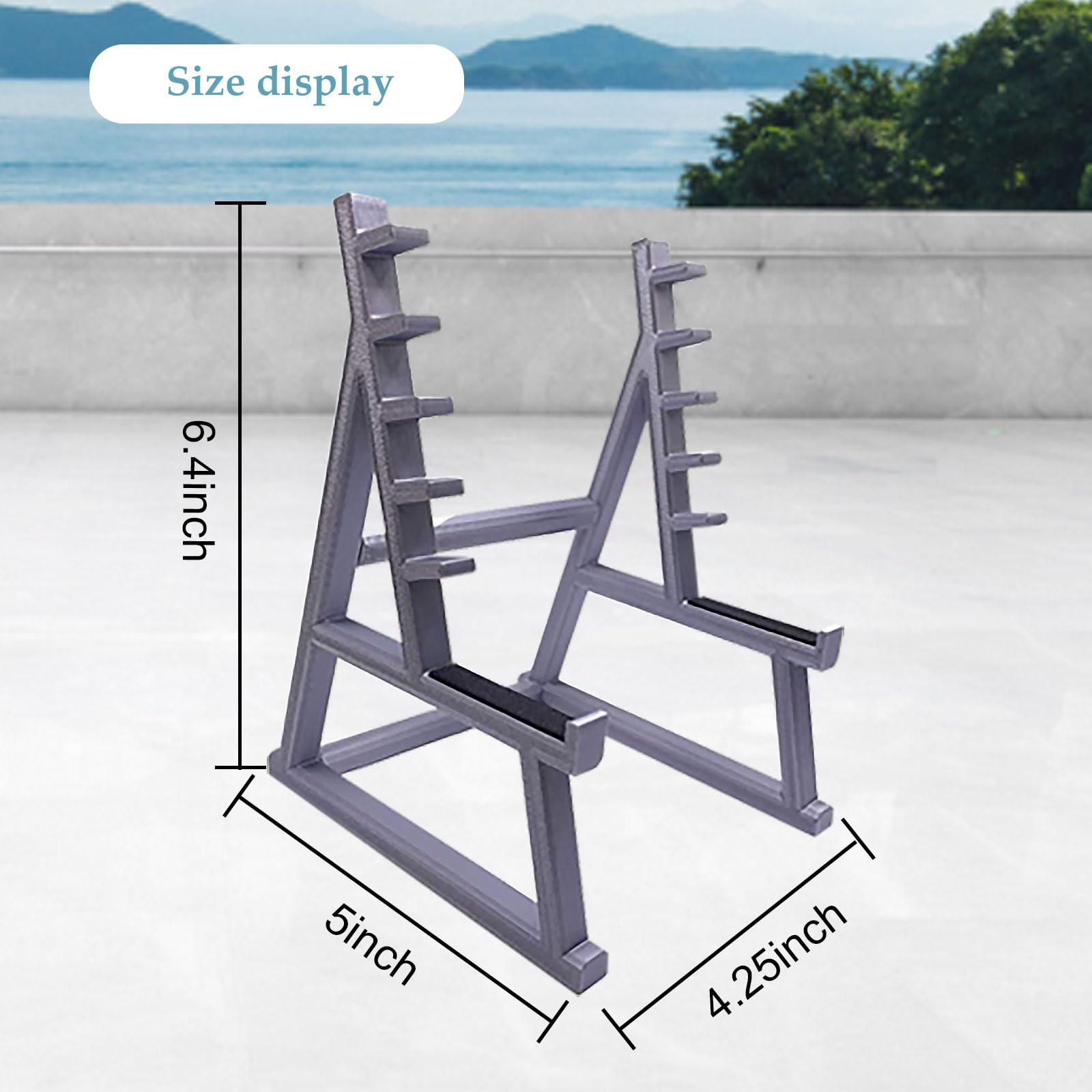 Squat Rack Pen Holder - Mini Barbell Desk Organizer For Gym & Fitness Fans