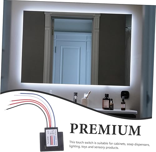 Miniatura 2 de OSALADI 2 unids espejo táctil nontendo inducción espejo lámpara control para iluminación táctil lámpara táctil luz cobre escritorio lámpara