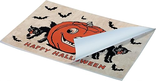 Miniatura 1 de Primitives by Kathy Mantel individual decorativo Happy Halloween 17.5" x 12"