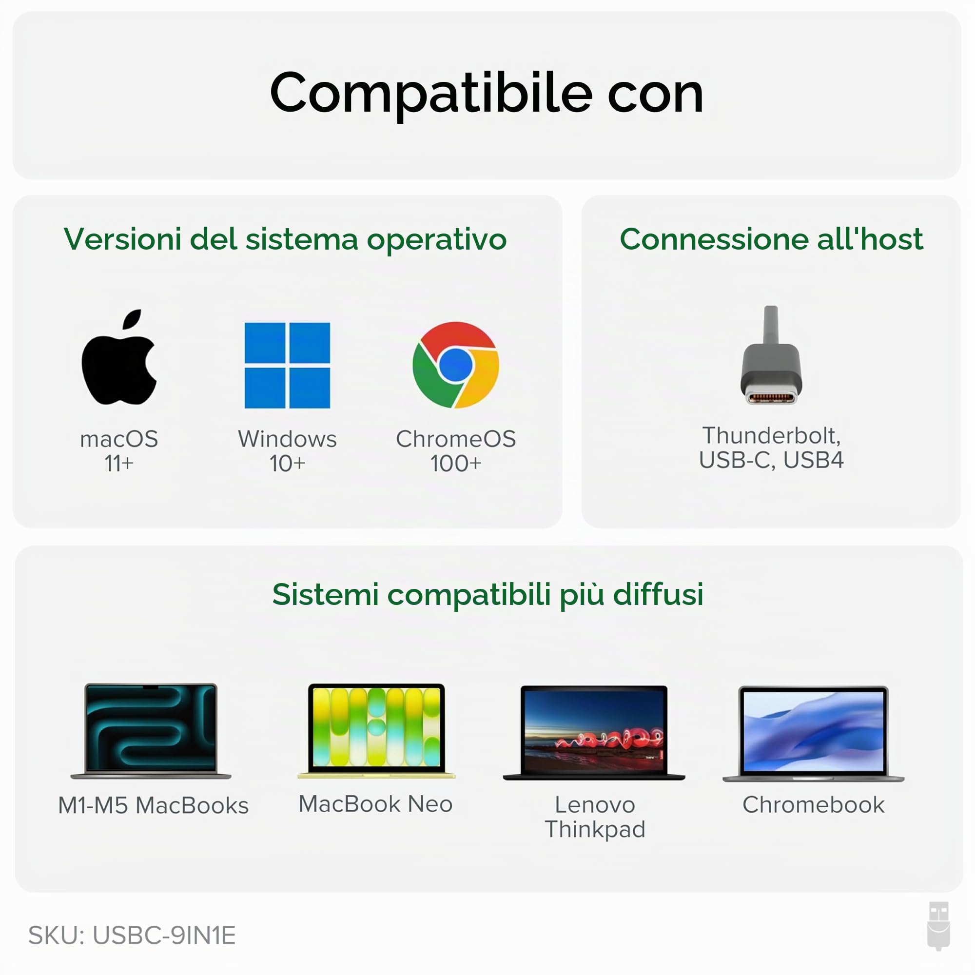 Plugable Hub USB-C 9 in 1 con alimentazione da 140 W