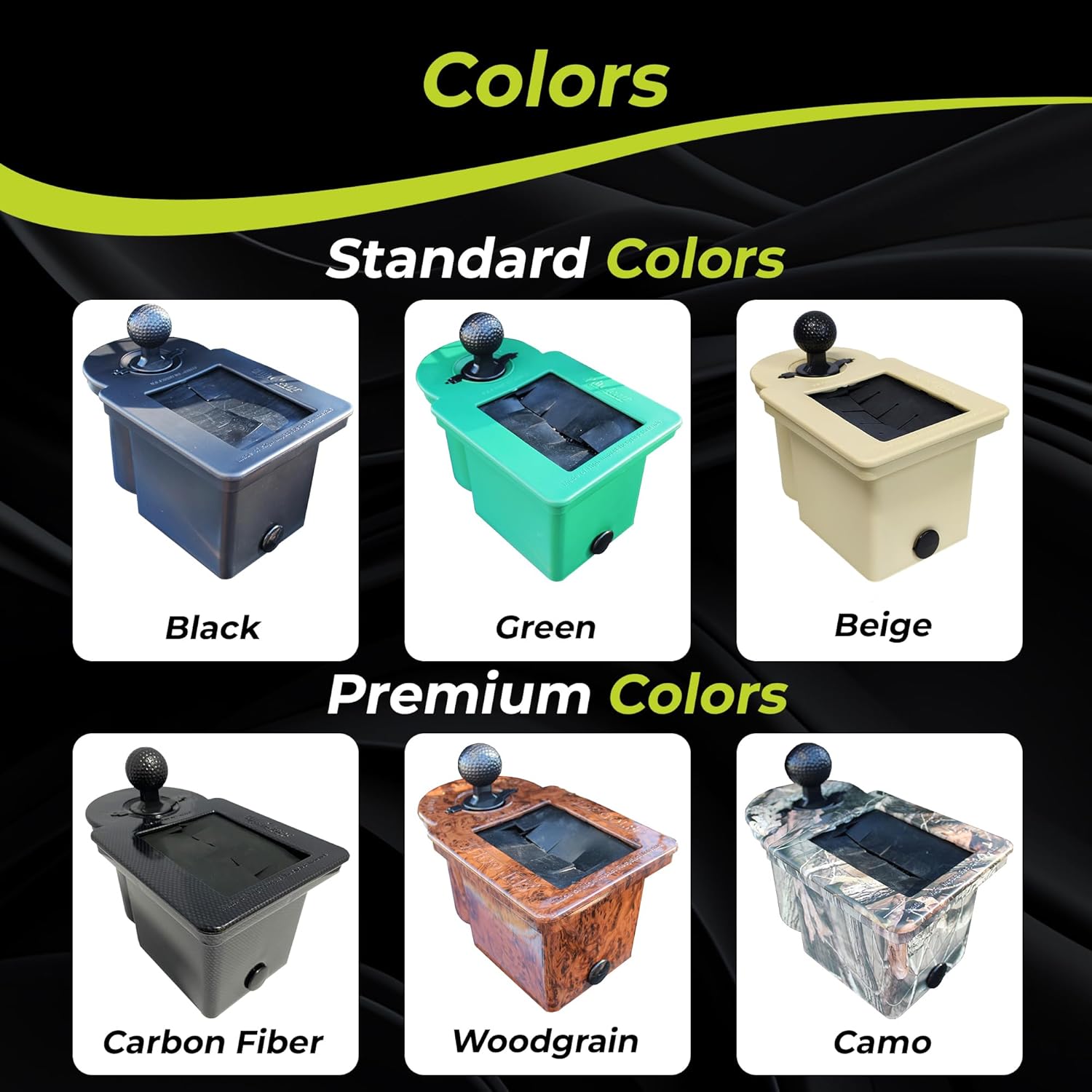 Club Clean – Original Golf Cart Ball & Club Washer Kit with Universal Bracket + Optional Custom Mounting Brackets – Fits EZGO RXV, Club Car Precedent, Yamaha Drive & Tomberlin