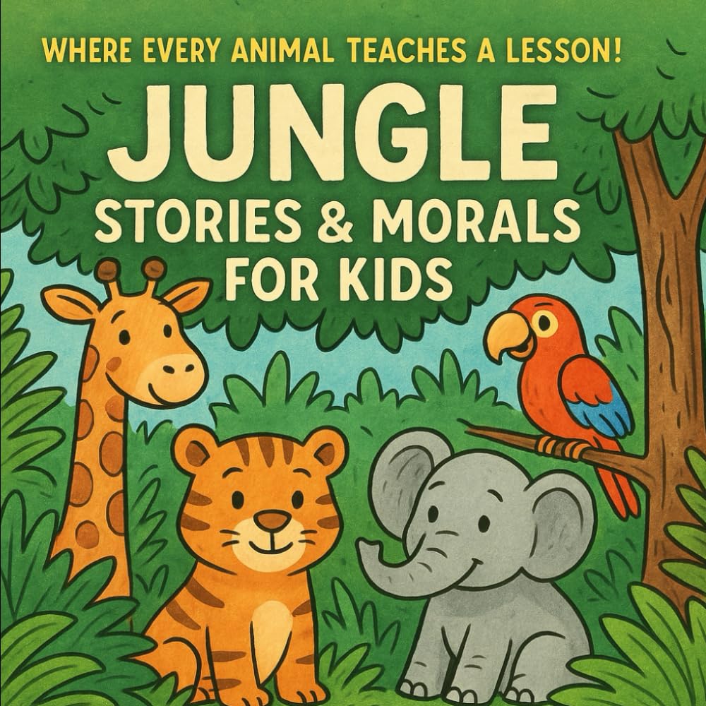 Jungle Adventures for Kids: 25 Magical Bedtime Animal Stories with Lions, Monkeys, Parrots, and More