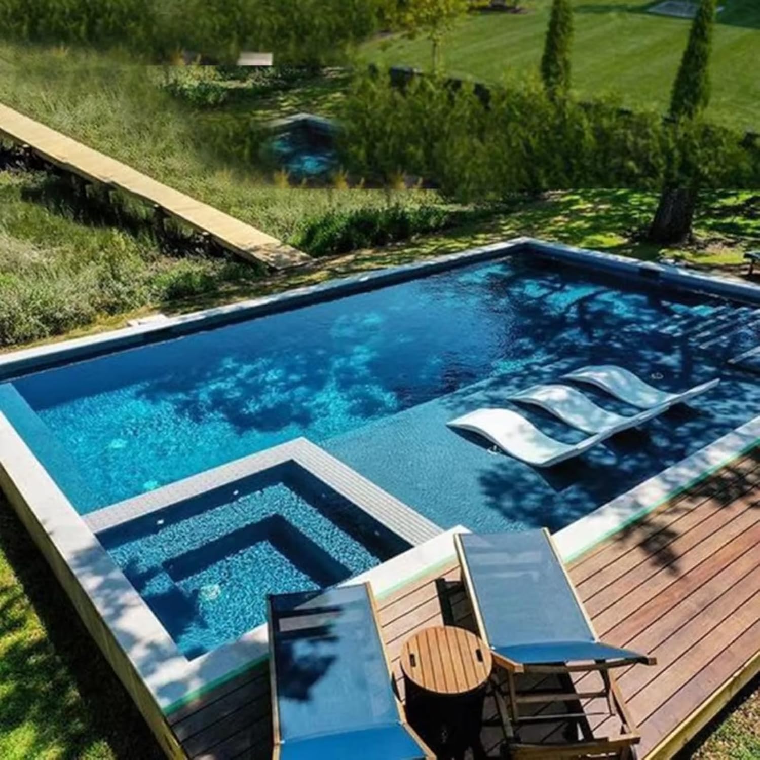 Luxury Large Current Swimming Pool Swim Pool Inground Villa Garden House Outdoor Swimming Pool