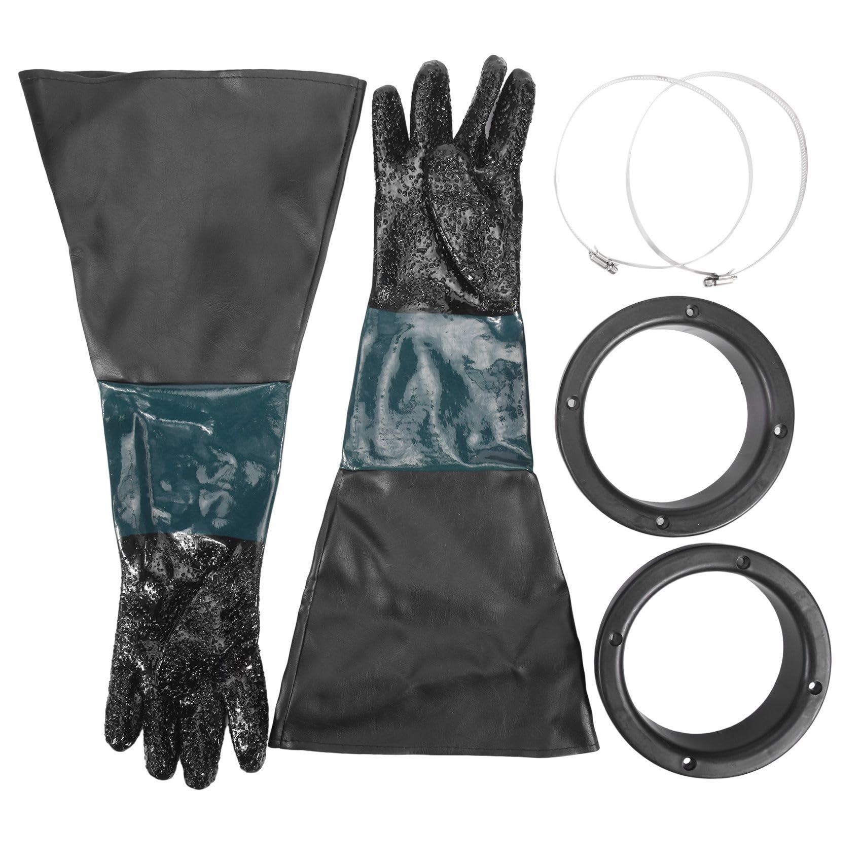 omolly Gloves, Green&black