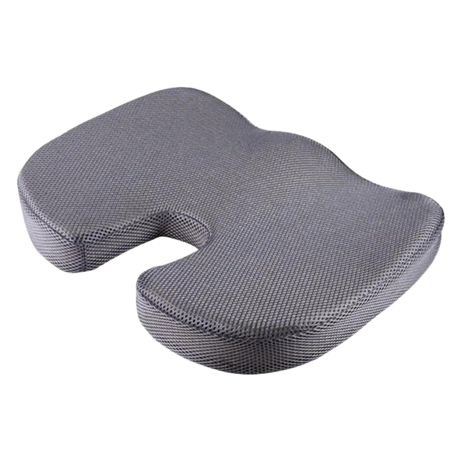 jiingekk Cojín de espuma viscoelástica fresco y transpirable para días calurosos, comodidad para sillas de oficina, asientos de coche y sillas de ruedas