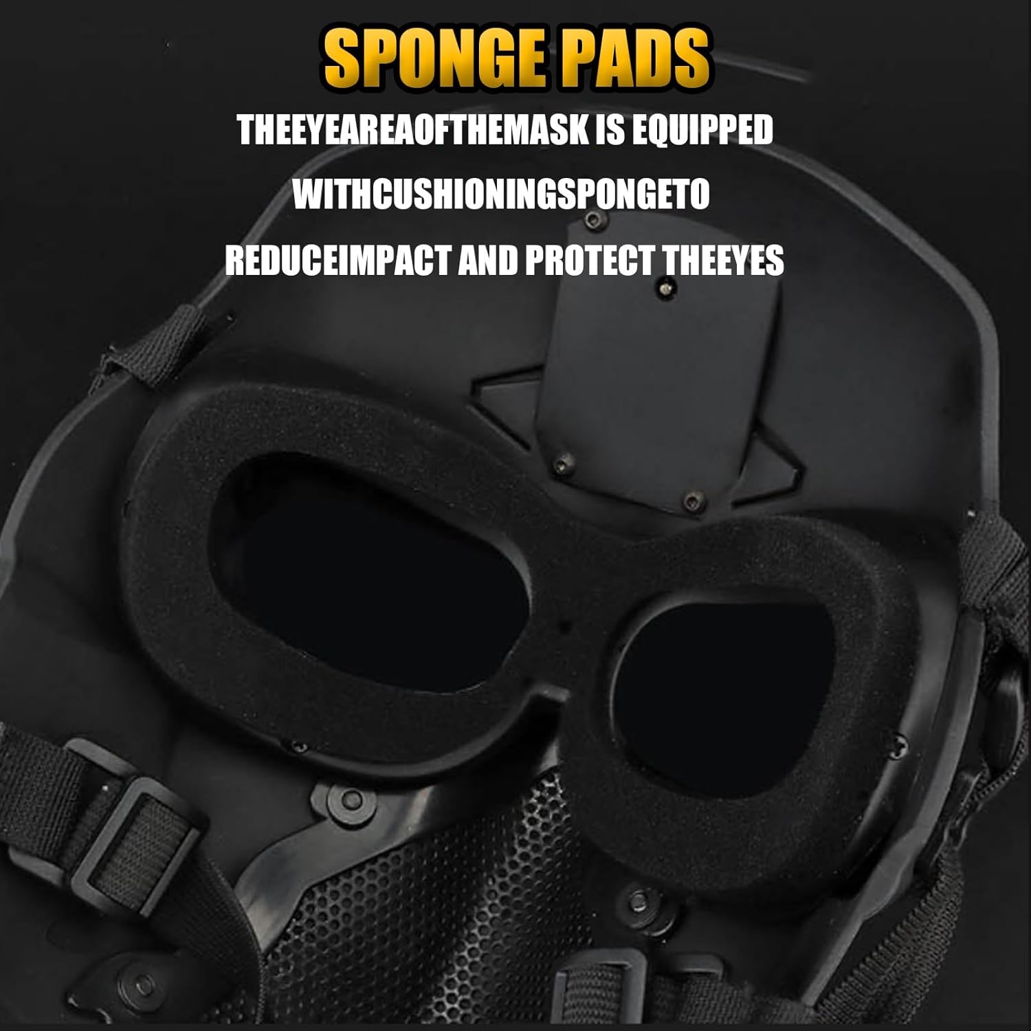 Tactical Wild Mask Set, Airsoft Skull Full Face Mask, with NVG Adapter Balaclava for Cs Wargame Halloween Cosplay Costume Party