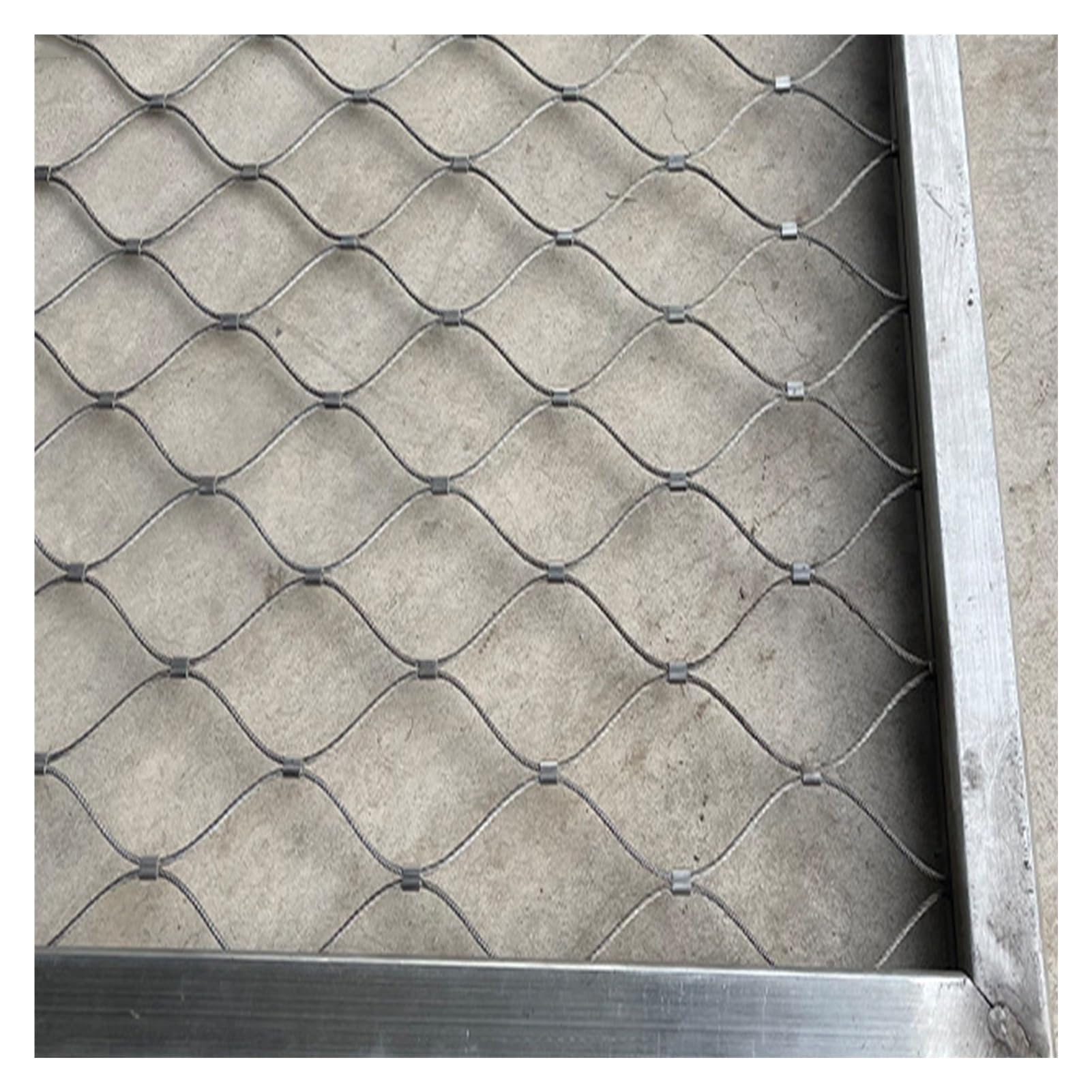 Filet de protection pour escalier en acier inoxydable pour la sécurité enfant