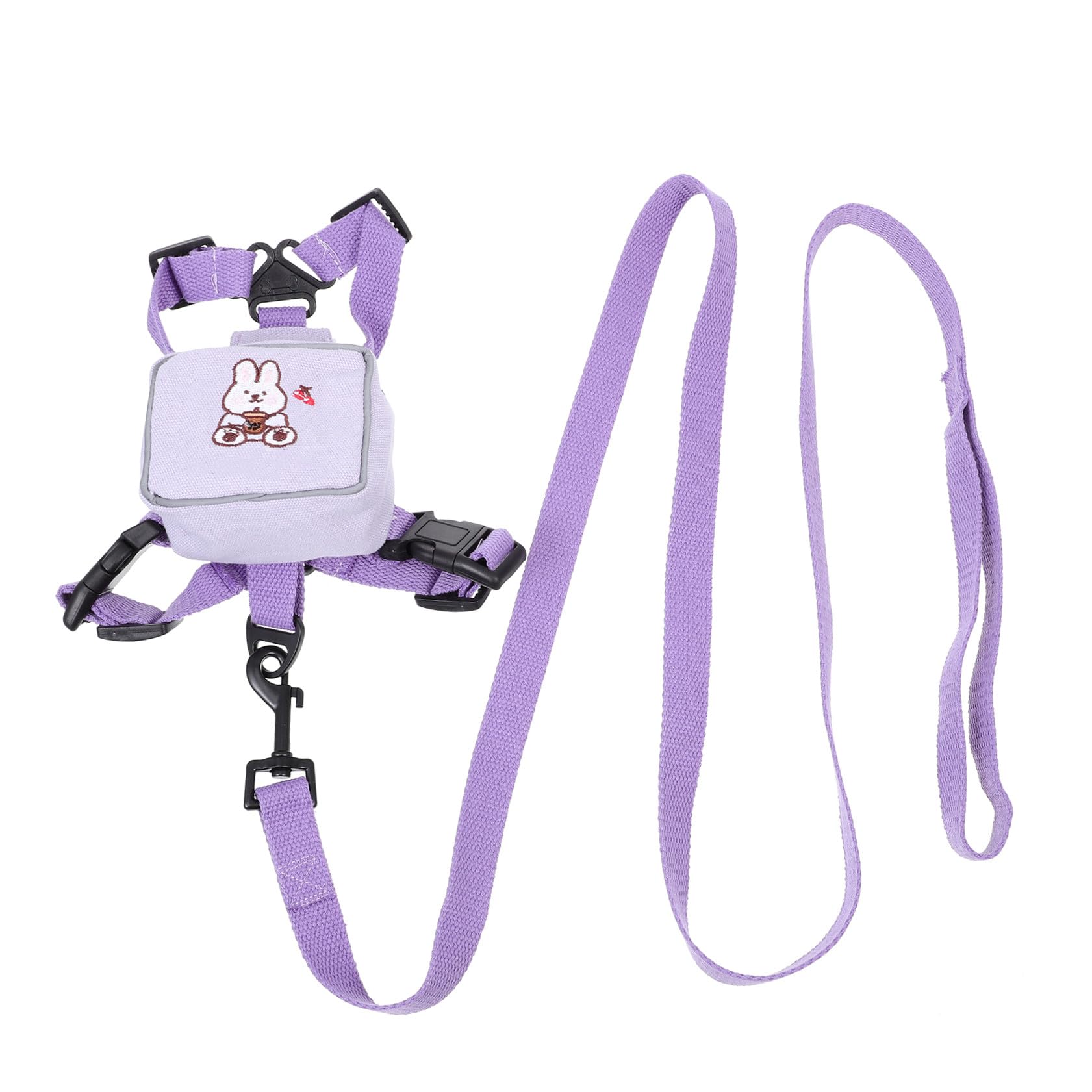 Mochila para Gatos Tipo Arnés DINHEAROM S de Poliéster con Correa Antiescape