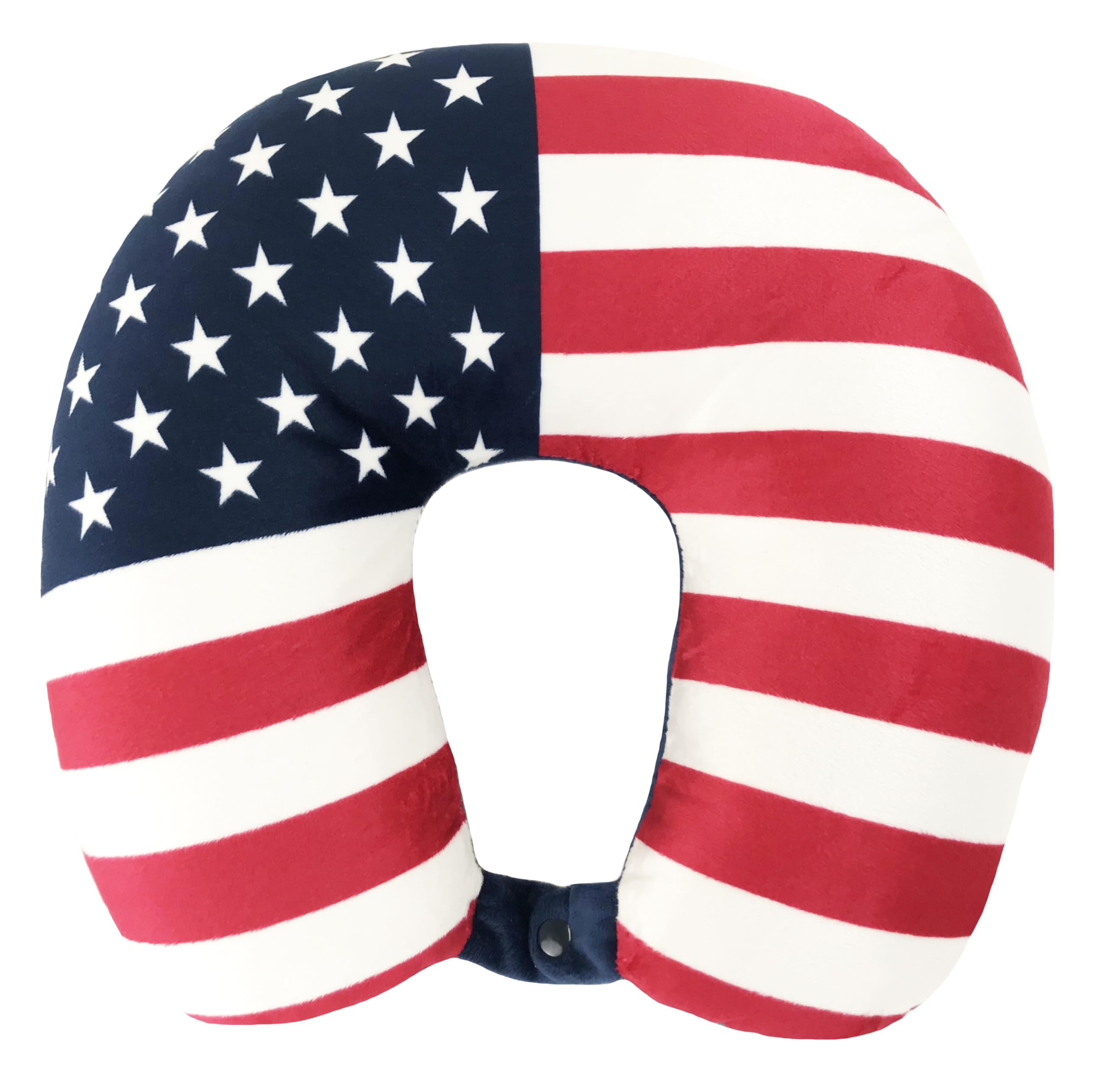 Wolf Essentials Adult Cozy Soft Microfiber Neck Pillow for Travel Compact Machine Washable - Perfect for Airplane Car