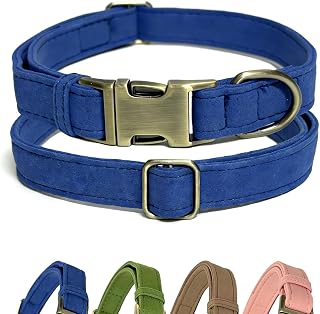 Dog Collars for Medium Dogs, Large Dog Collar, Female Dog Collar, Adjustable Dog Collars with Quick Release Metal Buckle for Daily Walking, S, Neck 9.8-14.9"