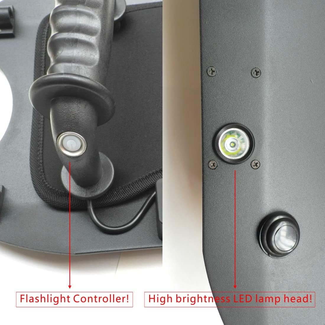 Shindn Aluminum Alloy Metal Shield Forearm Armor Arm Shield Lightweight Round Shield with Window Breaker