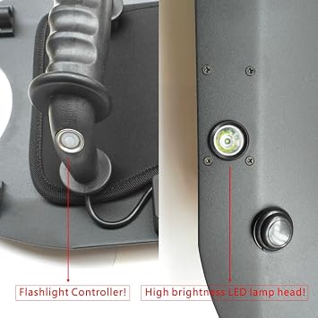 Shindn Multifunctional Self Defense Metal Shield and Buckler Polymer Shield