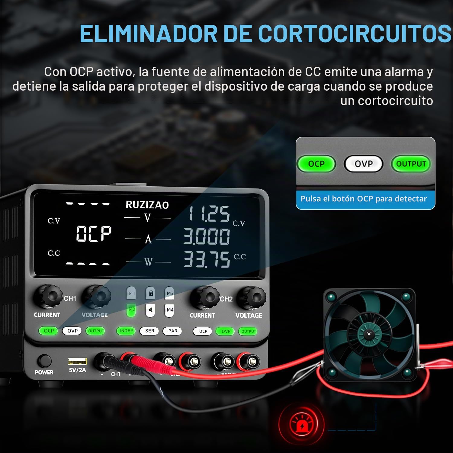 Doble Fuente de Alimentación Regulable: 30V 10A 300W Fuentes de Alimentación de Laboratorio de Banco Serie (60V 10A 600W) Paralelo (30V 20A 600W) OCP OVP Almacenamiento de Memoria