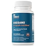 Dr. Tobias Oregano and Caprylic Acid Blend, Gut Flora Balance Complex with Probiotics & Enzymes for Intestinal and Immune Support, Gut Health Supplements for Women & Men, 60 Capsules, 30 Servings