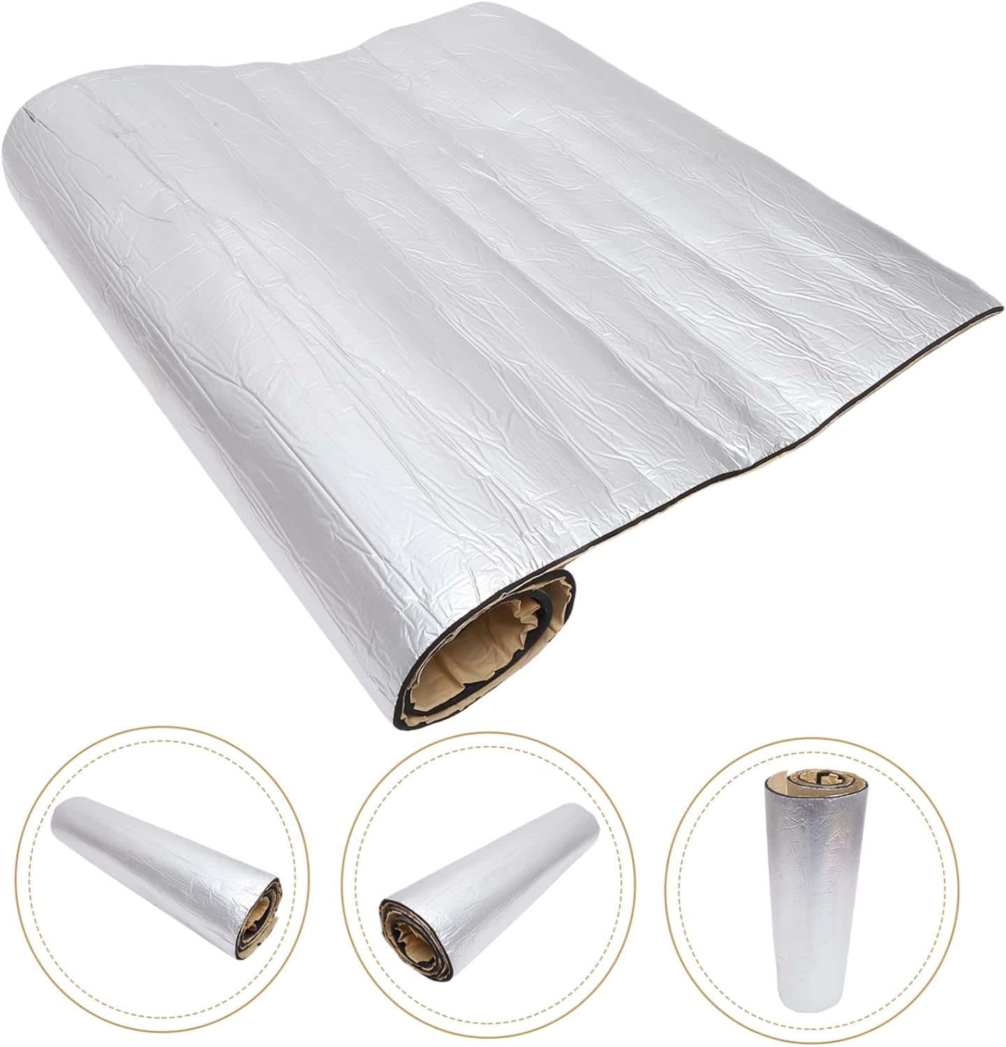 Gadpiparty 1x2m Sound-Absorbing Plate for Car Engine Hood Moisture-Proof Insulation Cotton Noise Reduction and Shockproof Pad for Automotive Use