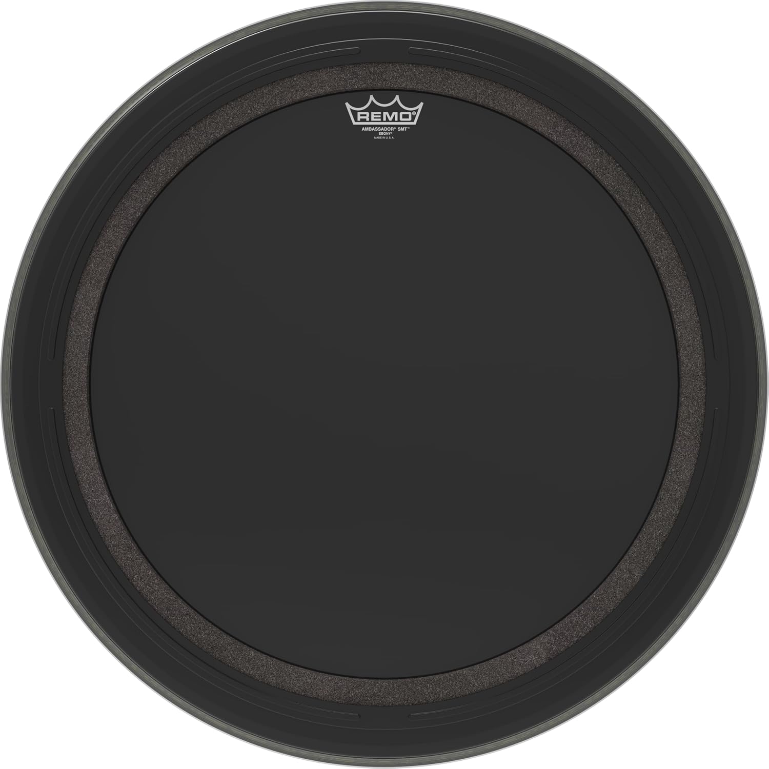 Remo Ambassador SMT Ebony Bass Drumhead - 24 inches
