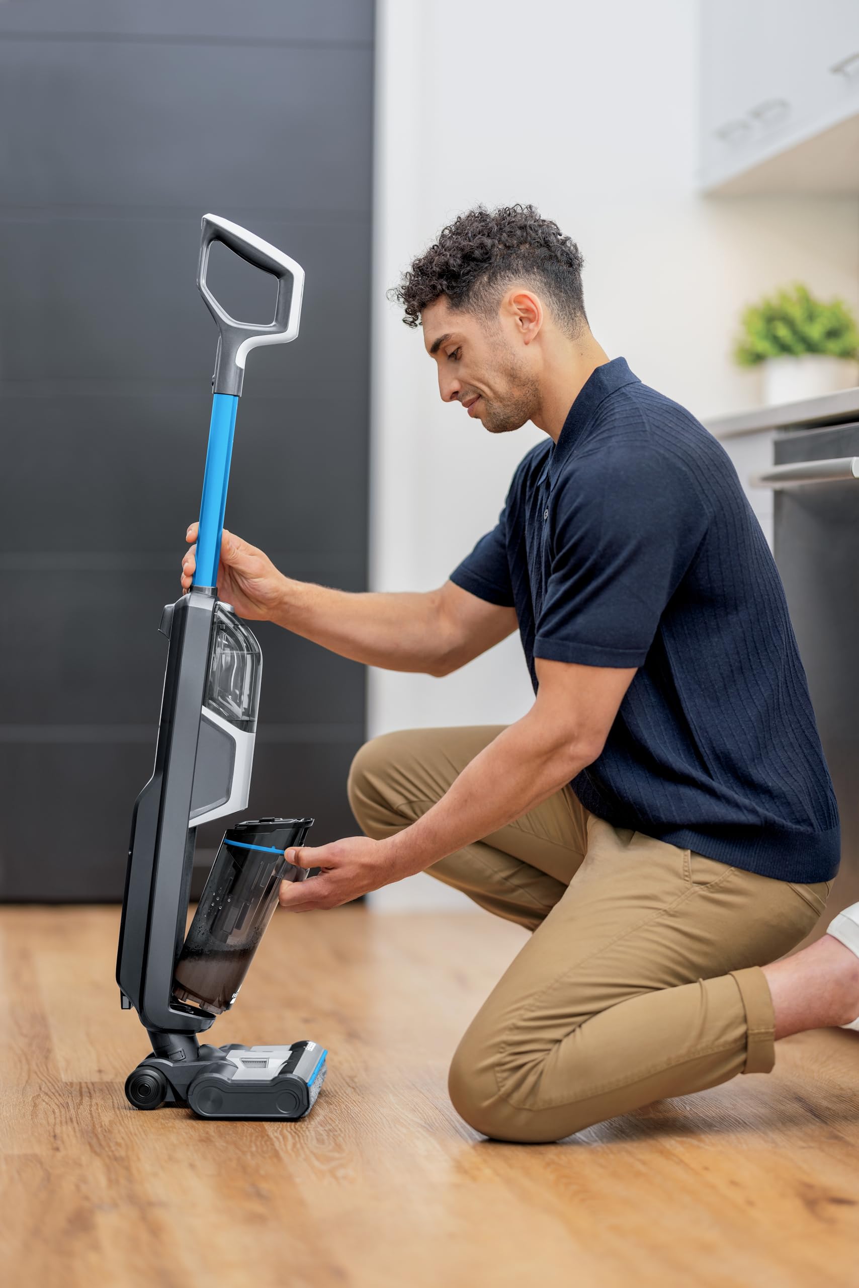Bissell CrossWave HF3, Aspirapolvere Senza Fili, Aspira e Lava Insieme, Scopa Elettrica Leggero, 25 Minuti di Autonomia, Lavasciuga Pavimenti, Lavapavimenti Potente, Solo per Pavimenti Duri, 3598N