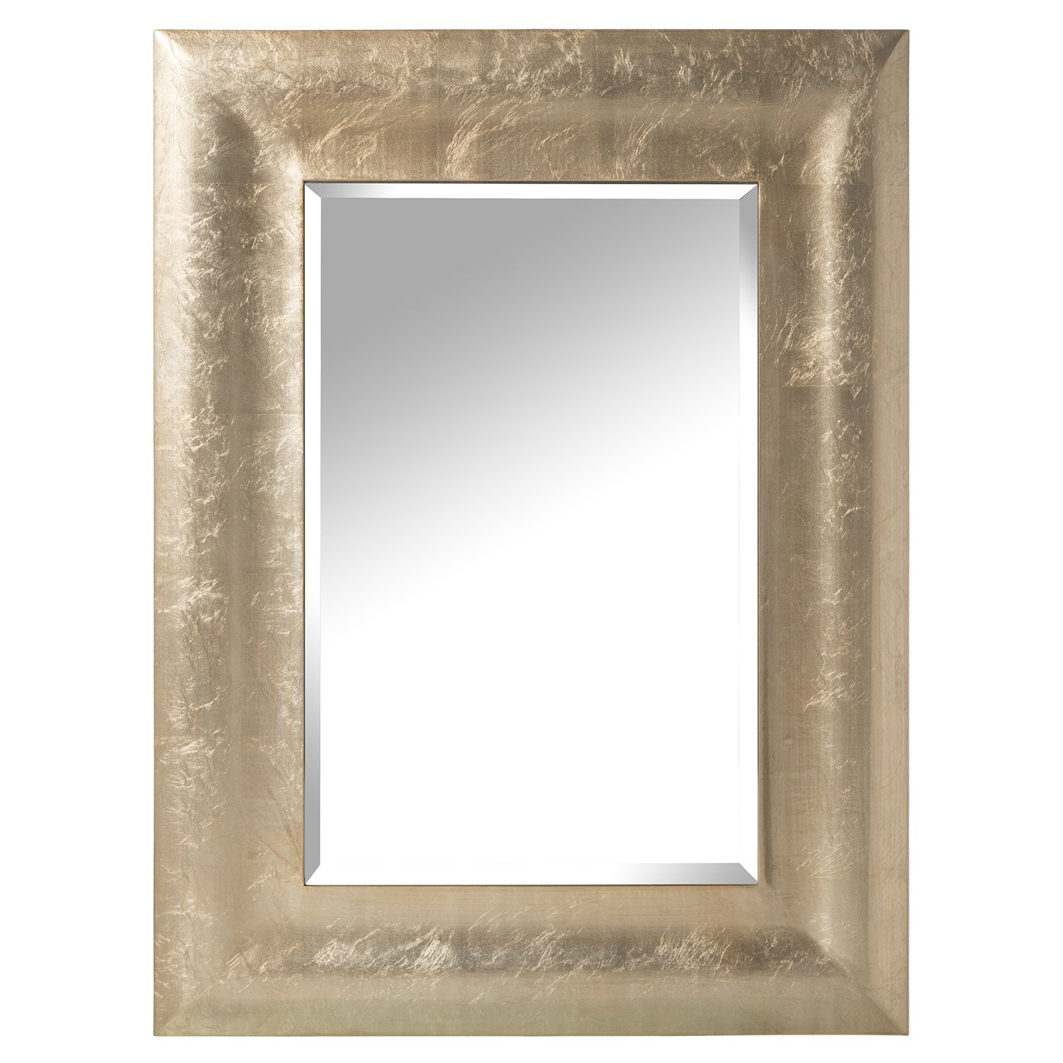 Miroir en bois champagne 60x80 chic avec cadre DM robuste