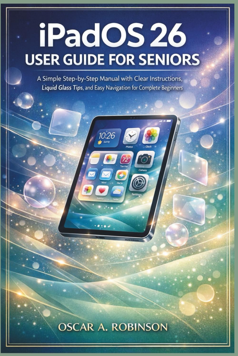 ipados 26 User Guide For Seniors: A Simple Step-by-Step Manual with Clear Instructions, Liquid Glass Tips, and Easy Navigation for Complete Beginners