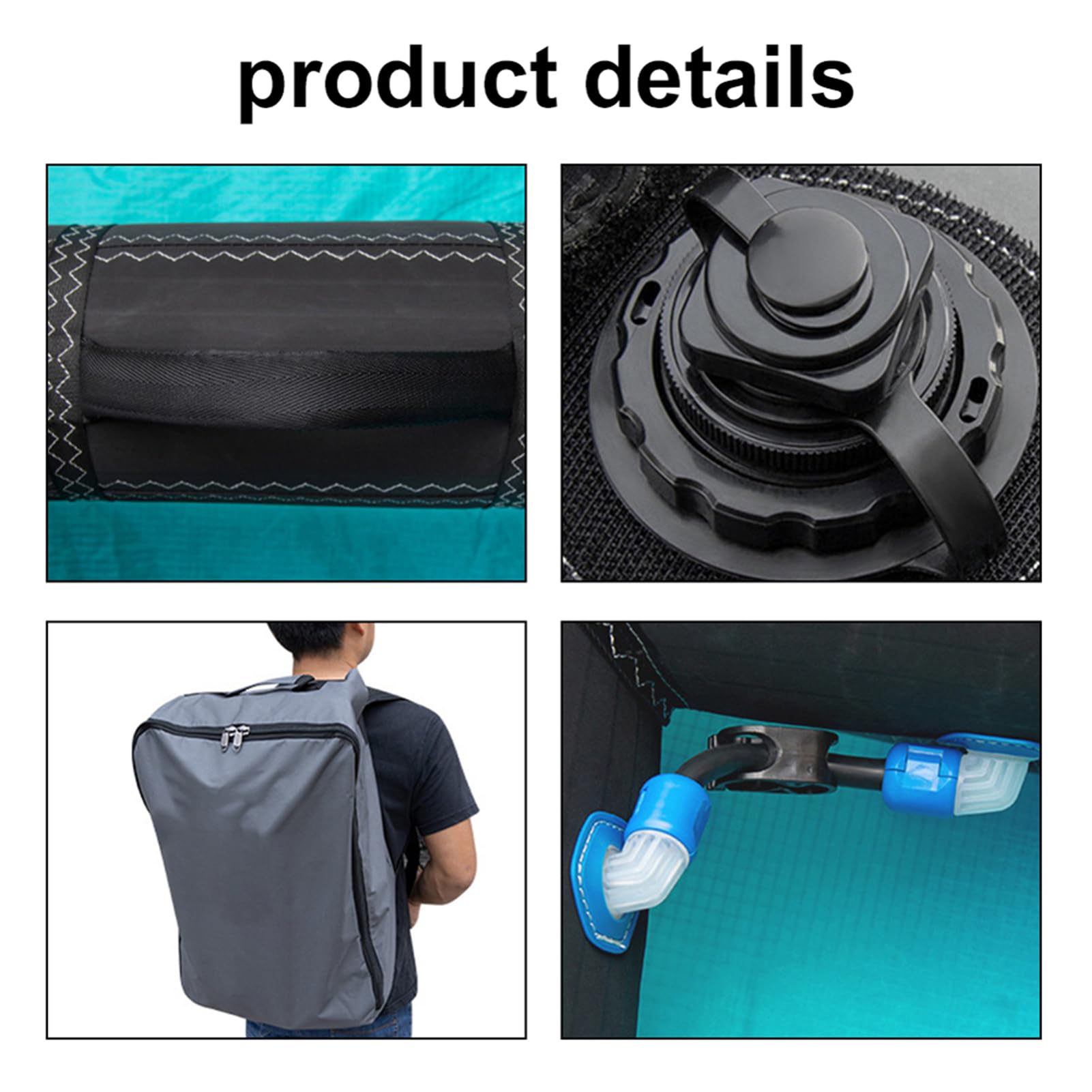 Tabla de Surf con ala Voladora, Cometa Inflable de Mano con ala de Surf, Tabla de Deportes Acuáticos Ligera y Resistente Al Desgaste para Playa de 10,1 Libras